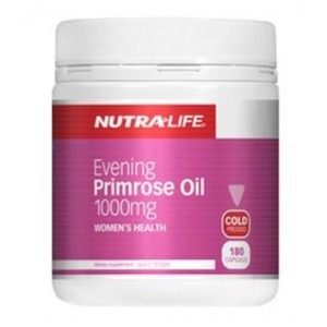 Internet only: Nutra Life Evening Primrose Oil 1000mg 180 Capsules