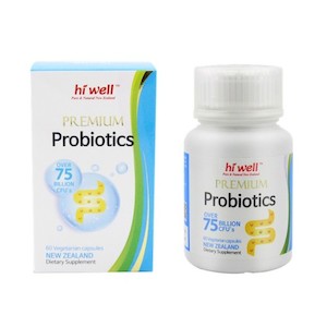 Internet only: Hi Well Premium Probiotics 75 Billions 60 Capsules