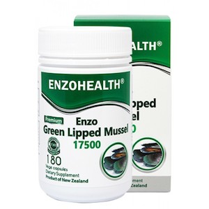 EnzoHealth Enzo Green Lipped Mussel 17500 180 VegeCapsules