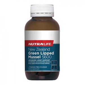 Nutra Life New Zealand Green Lipped Mussel 5600 100 Capsules