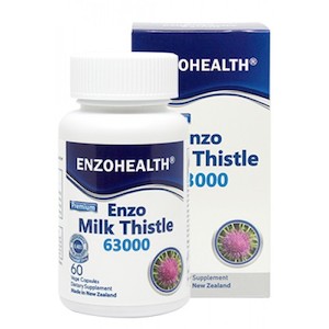 Internet only: EnzhoHealth Enzo Milk Thistle 63000 60 Vege Capsules