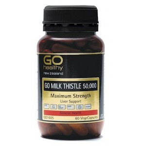 Go Healthy Milk Thistle 50,000 60 Vege Capsules