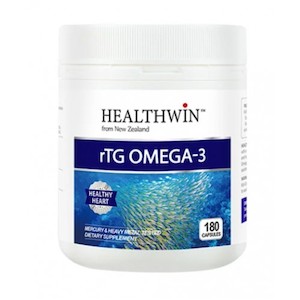 Internet only: Healthwin rTG Omega-3 180 Capsules