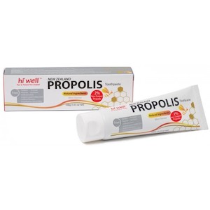 Hi Well New Zealand Propolis Toothpaste 100g (2% New Zealand Propolis included )