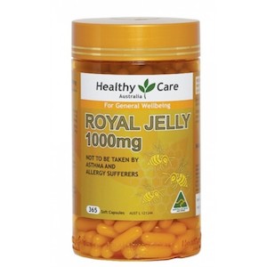 Healthy Care Royal Jelly 1000mg 365 Capsules