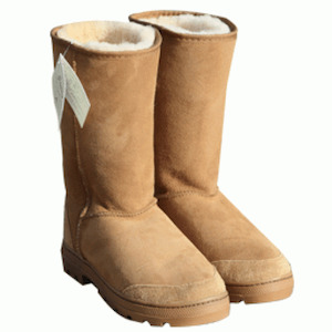 Jenny's Long Sheepskin Boots