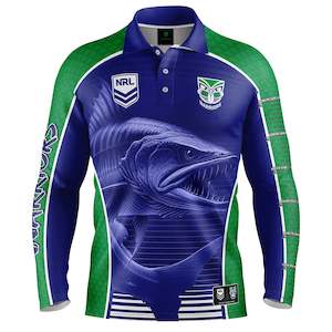 NRL Warriors 'Barracuda' Fishing Shirt - Youth