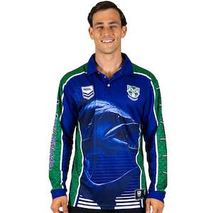 NRL Warriors 'Barracuda' Fishing Shirt - Adult