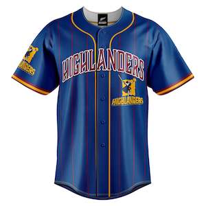 Clothing wholesaling: NZ Highlanders 'Slugger' Baseball Shirt