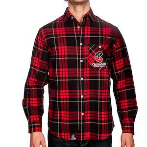 NZ Crusaders 'Ringbark' Flannel Shirt