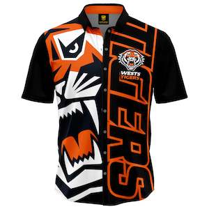 Clothing wholesaling: NRL West Tigers 'Showtime' Party Shirt