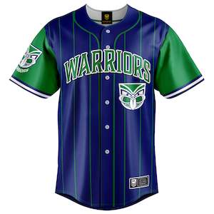 NRL Warriors 'Slugger' Baseball Shirt