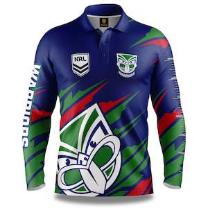 NRL Warriors 'Ignition' Fishing Shirt - Adult