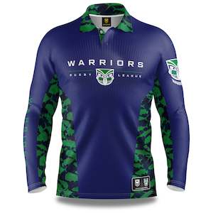 NRL Warriors 'Reef Runner' Fishing Shirt - Youth