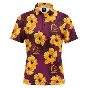 NRL Broncos 'Aloha' Golf Polo