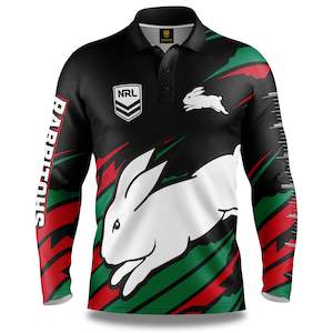 Clothing wholesaling: NRL Rabbitohs 'Ignition' Fishing Shirt - Adult