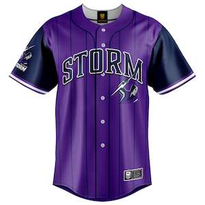 NRL Storm 'Slugger' Baseball Shirt