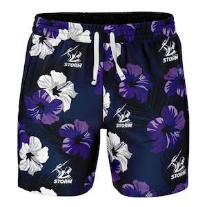 NRL Storm 'Aloha' Volley Swim Shorts