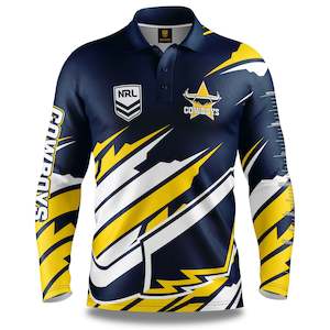 NRL Cowboys 'Ignition' Fishing Shirt - Adult