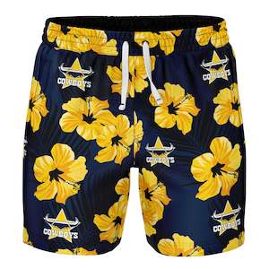 NRL Cowboys 'Aloha' Volley Swim Shorts