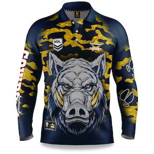 Clothing wholesaling: NRL Cowboys "Razorback" Shirts - Adult