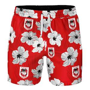 NRL Dragons 'Aloha' Volley Swim Shorts