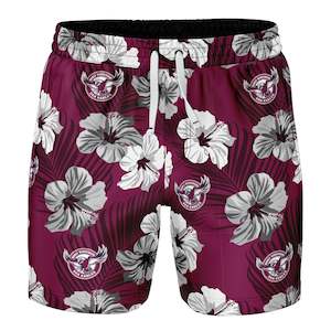 NRL Sea Eagles 'Aloha' Volley Swim Shorts