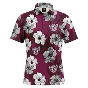 NRL Sea Eagles 'Aloha' Golf Polo