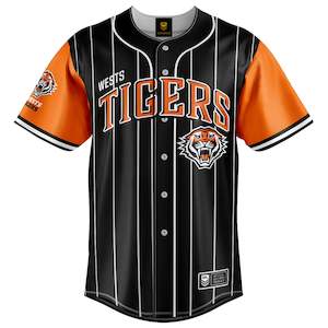 NRL Wests Tigers 'Slugger' Baseball Shirt