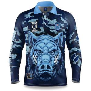 NSW Blues "Razorback" Outback Shirts - Youth