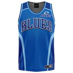 NZ Blues 'Hoops' Basketball Singlet - Youth