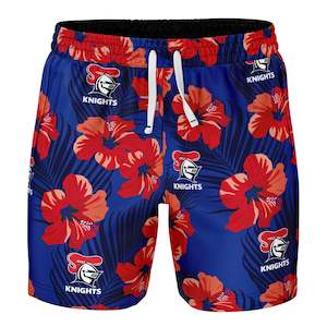 NRL Knights 'Aloha' Volley Swim Shorts