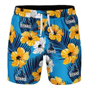 NRL Titans 'Aloha' Volley Swim Shorts