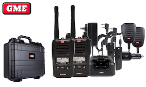 Products: GME TX6160TP 5 watt UHF CB handheld radio, twin pack