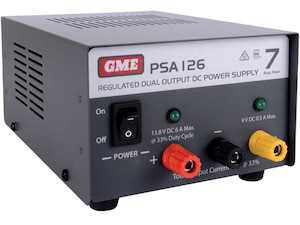 Products: GME PSA126 7 Amp, Regulated DC Power Supply