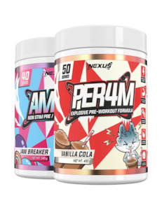 Nexus PER4M + AMP3D Pre-Workout Stack