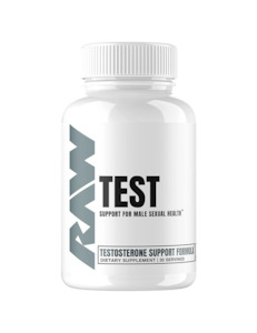 Muscle Building Supplements: Raw Nutrition Test Testosterone Booster