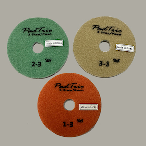 Diamond Polishing 3 Step Pads – Aspire Diamond Tools