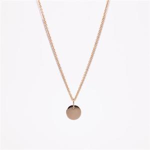 9ct Yellow Gold Disc Necklace