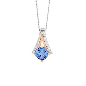 Ellani Cushion Cut Necklace