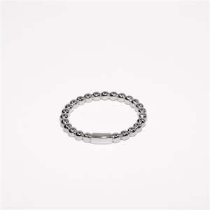 Sterling Silver Bubble Ring with Resize Bar