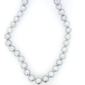 Jewellery manufacturing: Silver Pearl Semi-Round Baroque Strand