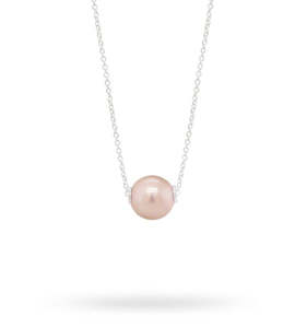 Jewellery manufacturing: Pearls Sterling Natural Pink Fresh Water Pearl Necklace