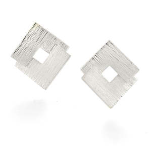 Ede & Addision Double Vee Sterling Earrings