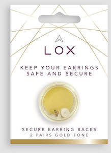 Jewellery manufacturing: LOX secure earring backs