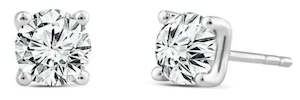 18ct White Gold 1ct Lab Grown Diamond Studs