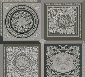 VERSACE V Wallpaper Pattern No 38704-4