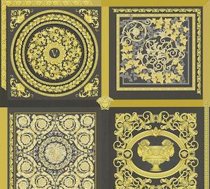 VERSACE V Wallpaper Pattern No 38704-3