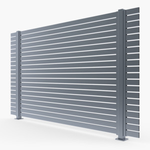 Oasis Horizontal Slat Fence Panel