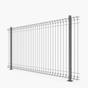 Kinks Folded Rigid Wire Fence Panel